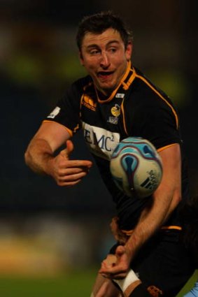 Secret weapon ... Ed O'Donoghue in action for London Wasps.