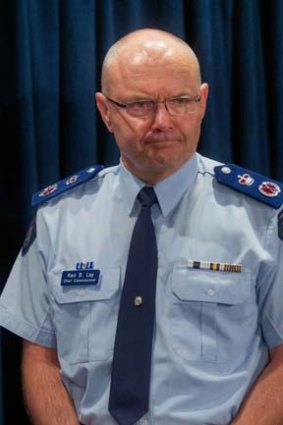 Police Chief Commissioner Ken Lay.