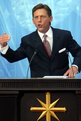 Scientology leader David Miscavige.