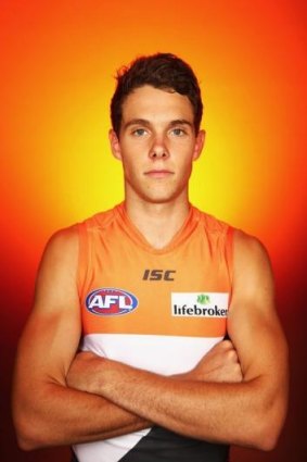 Top gun: GWS Giants rookie Joshua Kelly has been nominated for the AFL's Rising Star award.