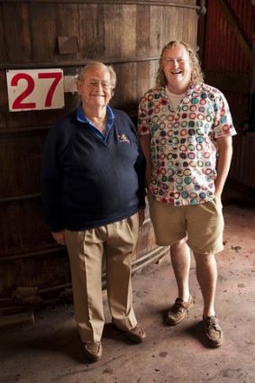 Father and son team ... d'Arenberg's d'Arry (left) and Chester Osborn.