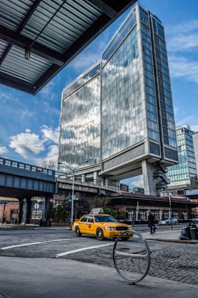 The Standard High Line hotel .... big glass windows make it popular with exhibitionists.