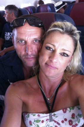 Glenn Punch, pictured with Rachael Hickel,  died from a suspected overdose of Smokin Slurrie near Newcastle.