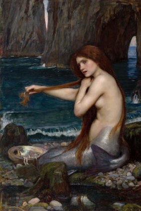 Theory and nature: John William Waterhouse's <i>A Mermaid</i>, 1900.