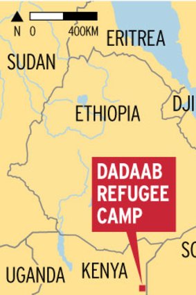 The Dadaab refugee camp in north-eastern Kenya.