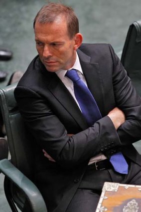 "I want to work within the current Act" ... Opposition Leader Tony Abbott.