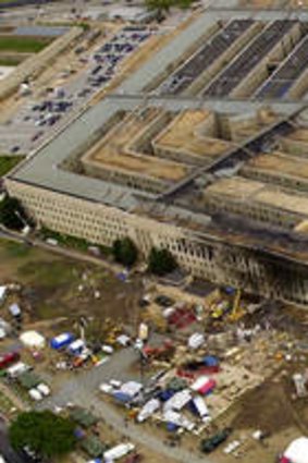 Devastation ... The aftermath of the 9/11 attack on the Pentagon.