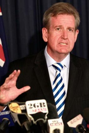 "Horrified and appalled" by the attack": Barry O'Farrell.