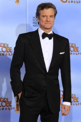 Colin Firth at the 69th annual Golden Globe Awards.