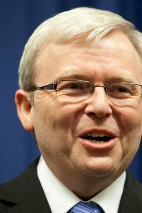 Mr Popular: Kevin Rudd.