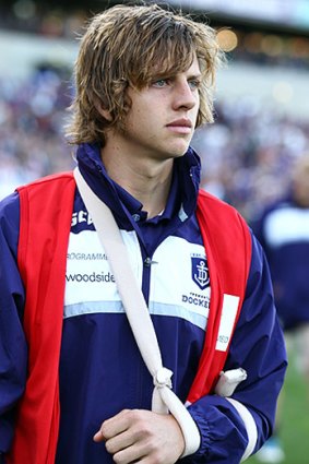Fremantle Dockers player Nathan Fyfe.