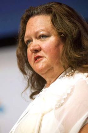 "There is no monopoly on becoming a millionaire" ... Gina Rinehart.
