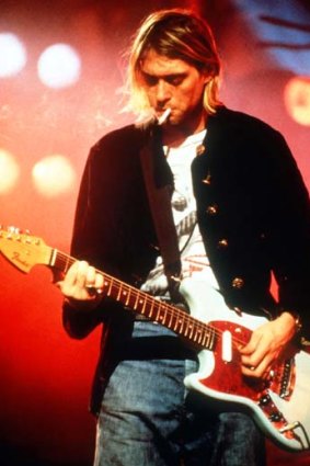 Nirvana's Kurt Cobain.