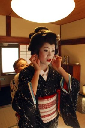 Though Shimoda geisha lack the fame of their sisters in the ancient capital of Kyoto, their training is no less rigorous. Rinka trains five days a week in traditional forms of singing, dance and music and more esoteric arts such as how to walk.