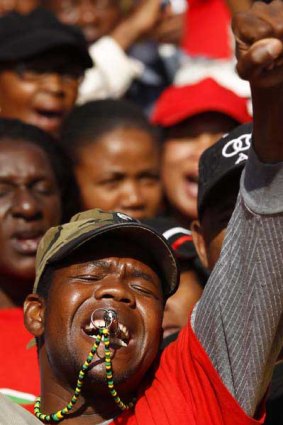 South African state workers take part in a strike in Johannesburg. <i>Picture: Reuters</i>