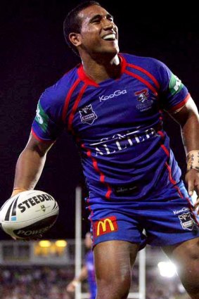 Cooper Vuna scored a hat-trick for the Knights last week.