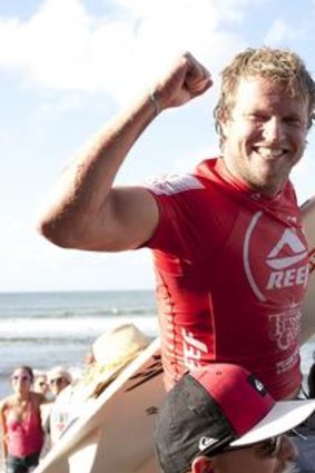 Australian surfer Taj Burrow.