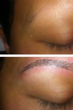 Eyebrow tattoos are benefitting from advances in technology. <i>Photo: Amy-Jean.</i>
