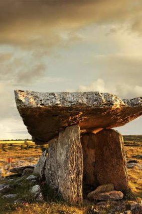 Poulnabrone dolmen in Ireland.