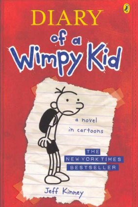 Jeff Kinney's <i>Diary of a Wimpy Kid</i>.