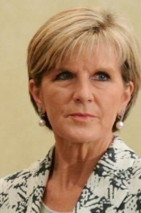 Foreign Minister Julie Bishop has reiterated there is "no intention" of sending Australian ground combat troops into Iraq or Syria.