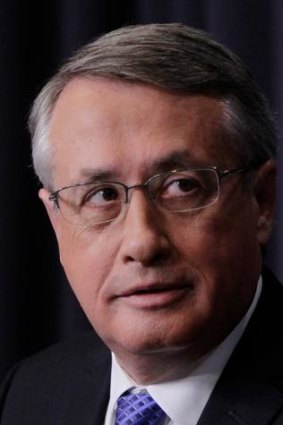 Wayne Swan: 'It makes it tougher to come back to surplus.'