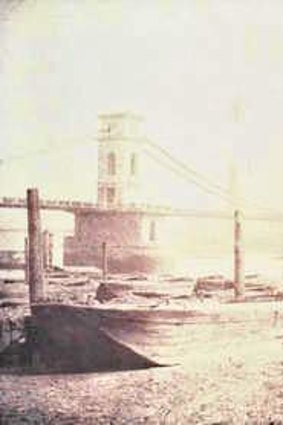 William Henry Fox Talbot. The Hungerford Suspension Bridge. 1842.