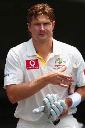 Didn't do his homework: Shane Watson.