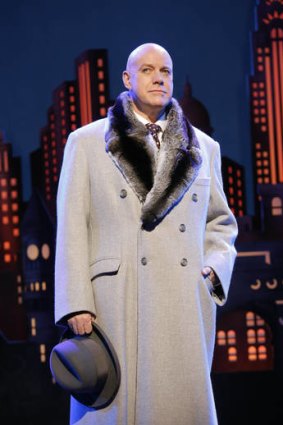 Anthony Warlow as Daddy Warbucks in the Broadway production of <i>Annie</i>.