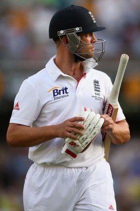 Returned home: England batsman Jonathan Trott.