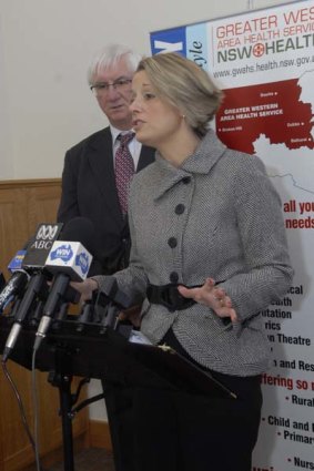 Kristina Keneally with Member for Bathurst Gerard Martin.