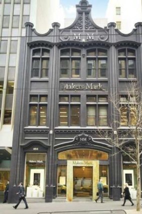 Approval for airspace use: Makers Mark jewellers, Collins Street, Melbourne.