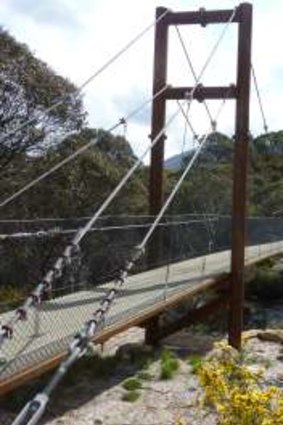 Part of the new Thredbo Valley Track
