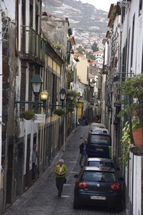 A street in Funchal.