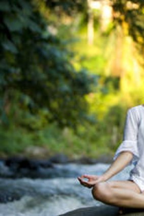 Inner peace … yoga and meditation retreats drive tourism in Ubud.