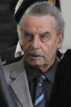 Josef Fritzl ... forced to listen to his daughter's testimony.