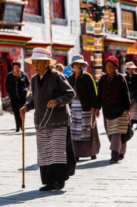 Old Lhasa, Tibet, now under Chinese rule.