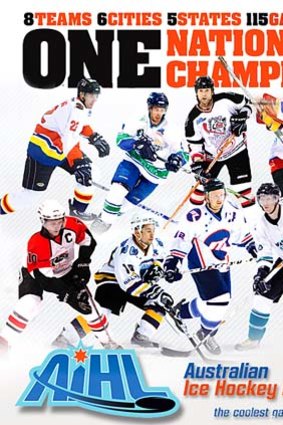 AIHL promotional poster.