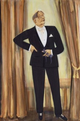 <i>Well Dressed for a Sydney Audience</i> by Rodney Pople (one of two portraits of Barry Humphries).