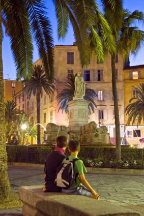 Monumental ... Foch Square, Ajaccio.