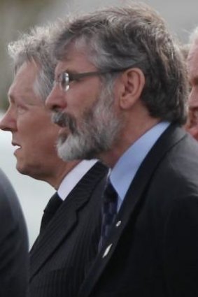 Northern Ireland authorities arrested Sinn Fein party leader Gerry Adams.