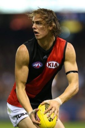 The knock on Joe Daniher is his kicking, but he has a technique that will improve in with time.