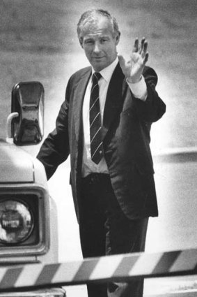 Rogerson leaves Long Bay Gaol in December 1990.