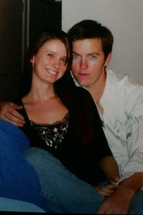 Killed in front of strangers with a piece of glass to the neck: Zane McCready with his girlfriend Lisa Hughes.