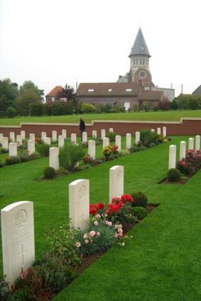 Fromelles Cemetery, France.