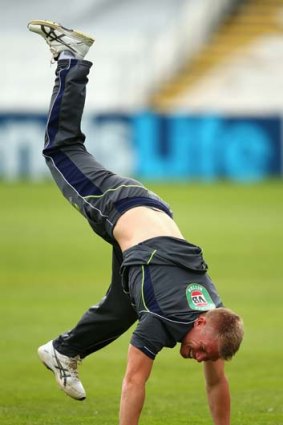 David Warner will certainly be turning cartwheels in joy if he makes it to the first Test team.