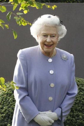 Queen Elizabeth visits the Chelsea Flower Show last week.