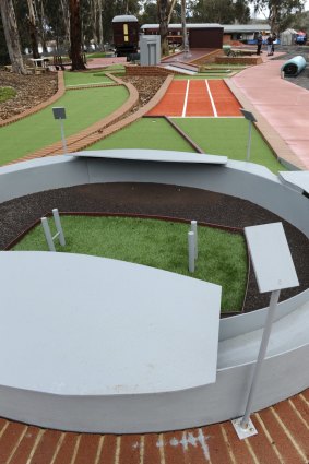 Canberra themed mini golf course at Weston Park.