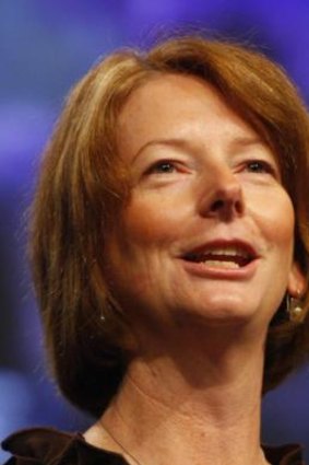 The then deputy prime minister, Julia Gillard in 2009.