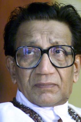 Controversial ... Bal Thackeray, who died on Saturday.